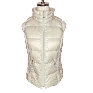 Coatology New York Women’s Small Vest Quilted Down Filled Packable Full Zip EUC
